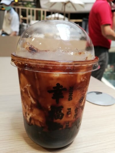 Brown Sugar Boba Milk ราคา 140 บาท