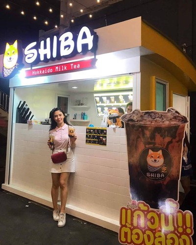 บรรยากาศ SHIBA Hokkaido Milk tea  ตลาดอินดี้ดาวคะนอง