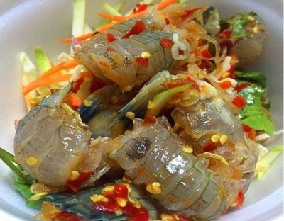 ยำกั้งสด