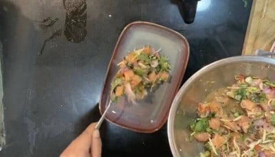 วิธีทำ ยำปลาแซลมอนสุดแซบ 🐡 วิธีทำ ยำปลาแซลมอนสุดแซบ 🐡