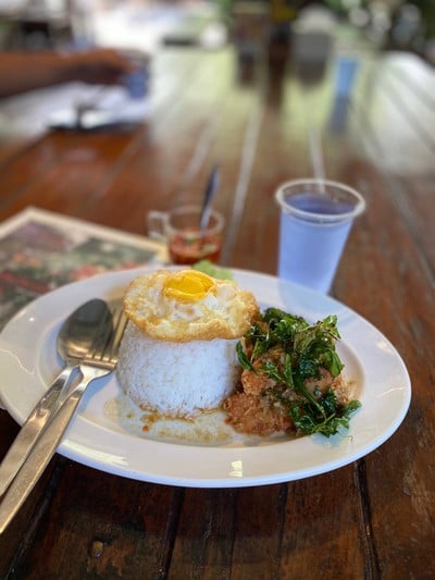 เมนูของร้าน บ้านสวนกาแฟ