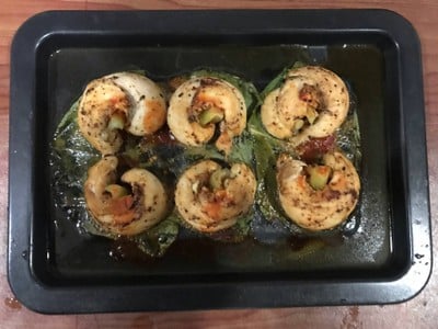 วิธีทำ สันในไก่อบพริก | Spiced Chicken Tenderloin Roasted.