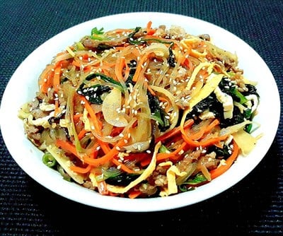 วิธีทำ จับเช/ฉับเช/ฉับแช (Japchae)