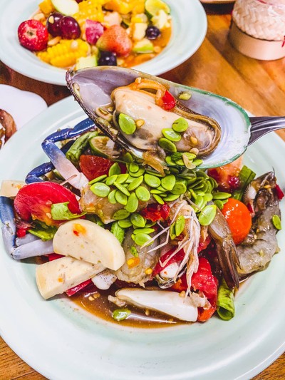 ตำทะเลรวมปลาร้า