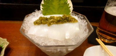 ปลาหมึกวาซาบิดอง