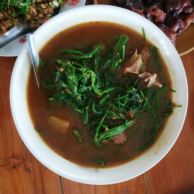 เมนูของร้าน สวนอาหารสามแสน