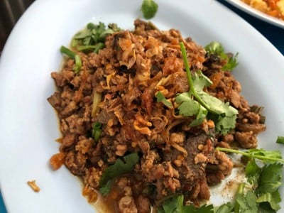 ลาบคั่วหมู