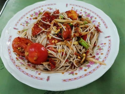 เมนูของร้าน กบ อาหารตามสั่ง