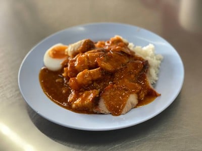 เมนูของร้าน ธานี ข้าวหมูแดง - หมูกรอบ อารีย์