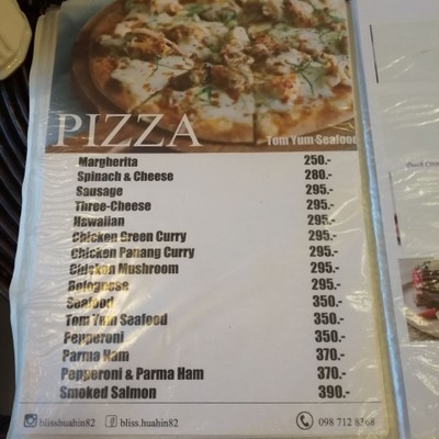 ป้ายราคาหรือสมุดเมนู