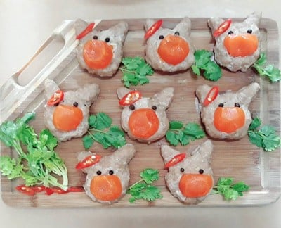 วิธีทำ หมูสับนึ่งไข่เค็ม Moo Sap Neung Kai Kem