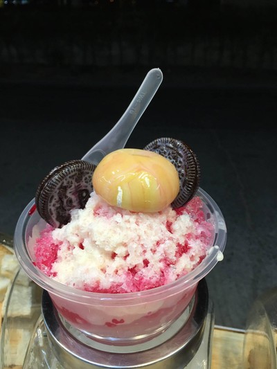 วิธีทำ น้ำแข็งใส น้ำแข็งใส ไดฟูกุโอรีโอ 