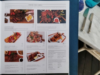 ป้ายราคาหรือสมุดเมนู