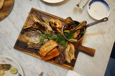 เมนูของร้าน Azure Bar & Restaurant @InterContinental Huahin