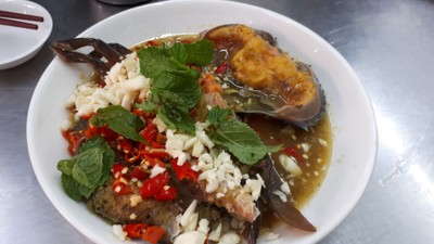 ปูไข่ดองไซส์ 500 บาท