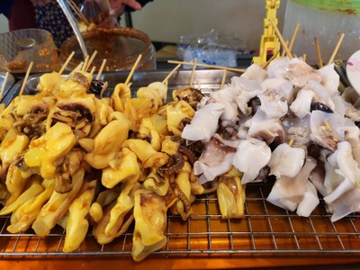 ปลาหมึกย่าง