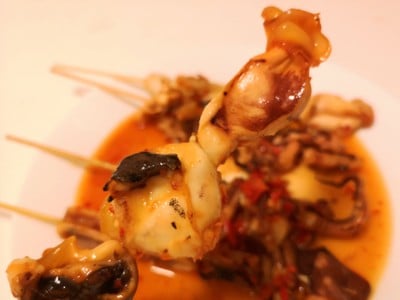 ปลาหมึกย่าง