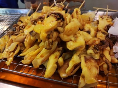 ปลาหมึกย่าง