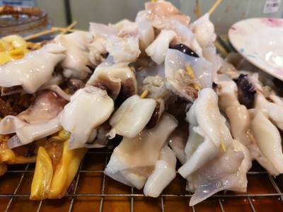 ปลาหมึกย่าง