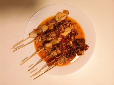 ปลาหมึกย่าง