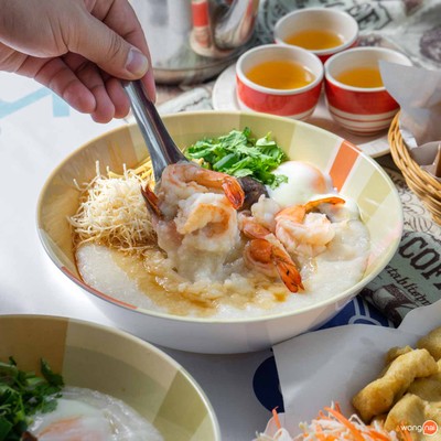 เมนูของร้าน โจ๊กต้นพยอม