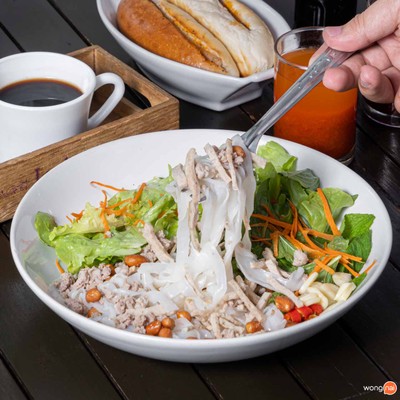 เมนูของร้าน ไข่กระทะ ปัง ญวน ตลาดต้นพะยอม