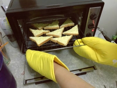 วิธีทำ ขนมปังปิ้งหน้าชีส