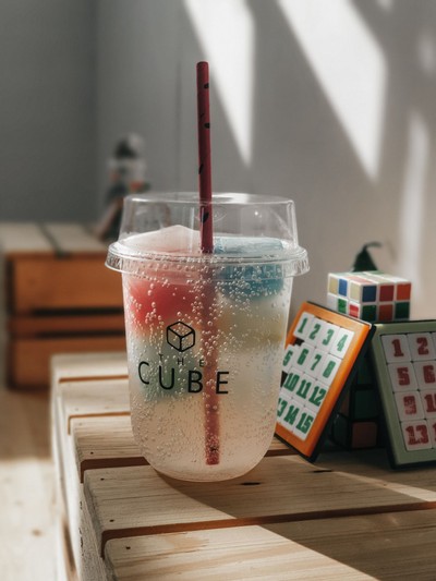 cube rainbow sparking