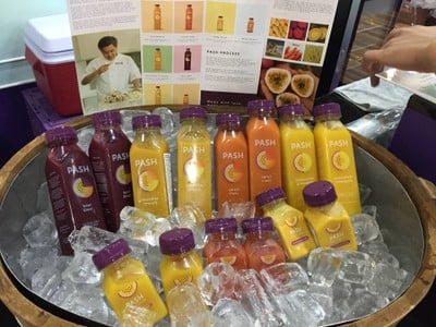เมนูของร้าน PASH Juices The Commons ทองหล่อ
