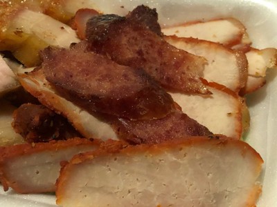 หมูแดง+หมูกรอบ (จานกลาง)