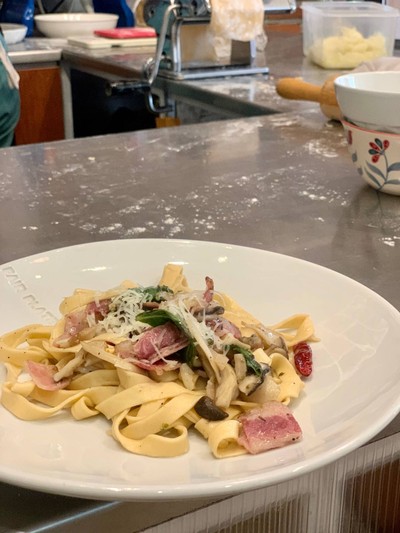 พาสต้าผัดพริกกระเทียม