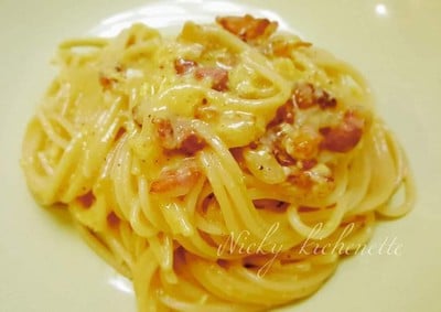 สปาเก็ตตี้ คาโบนาร่า
สปาเก็ตตี้ คาโบนาร่า