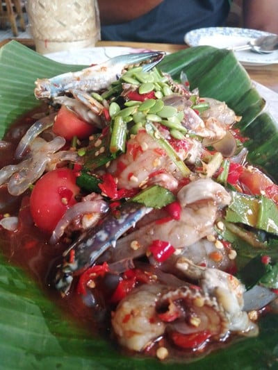 เมนูของร้าน แตงโมแซ่บเวอร์ หลังมอ