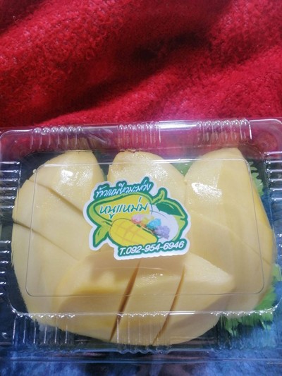 ข้าวเหนียวมะม่วงอกร่องไซส์เล็ก