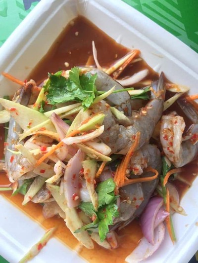 กุ้งสดร้า