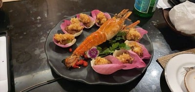 เมี่ยงกุ้งฟูกีบบัว