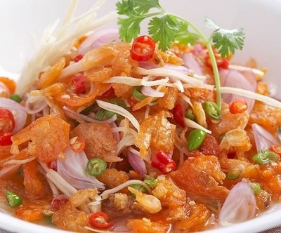 ยำกุ้งแห้ง