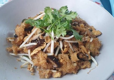 กระเพาะปลาผัดแห้ง