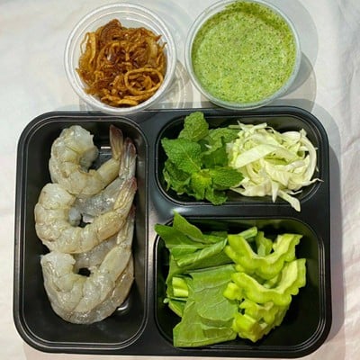 เมนูของร้าน ป้านีกุ้งแช่น้ำปลาบรรทัดทอง บรรทัดทอง