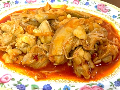 วิธีทำ หมูและไก่ผัดกิมจิxซอสโคชูจัง