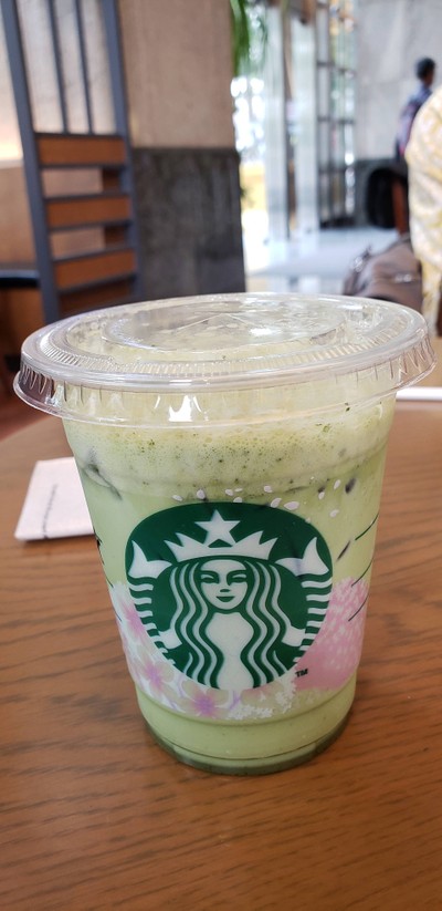 Iced Green Tea Latte