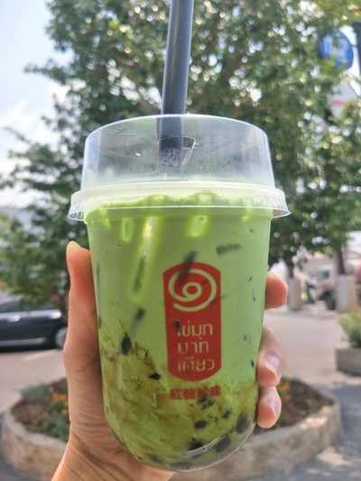 ชาเขียวนมไข่มุก
