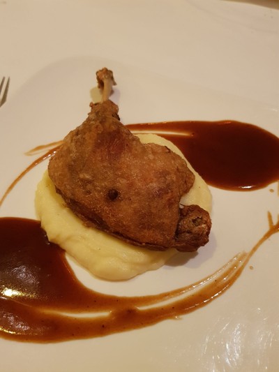 Duck Confit and Orange sauce