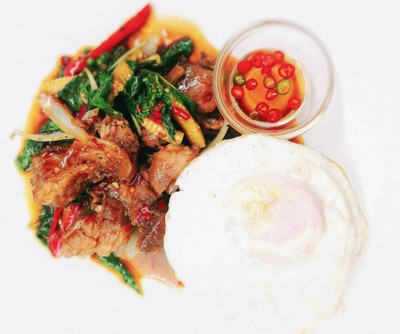 ข้าวกระเพราหมูอบ
