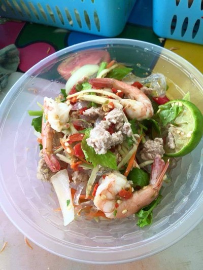 ยำเส้นแก้วหมูสับ