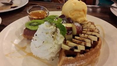 แพนเค้กผลไม้รวม