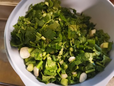 ผักโรย​ ฒ.ลูก4ก๋วยจั๊บน้ำข้น
