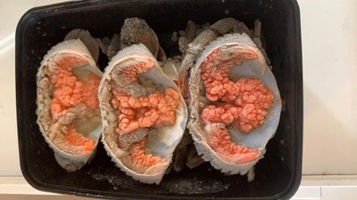 ปูไข่ดองไซส์มินิ แพ็ค 3 ตัว