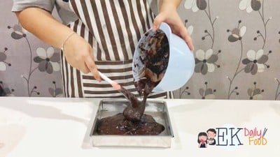 วิธีทำ Brownie จากหม้ออบลมร้อน