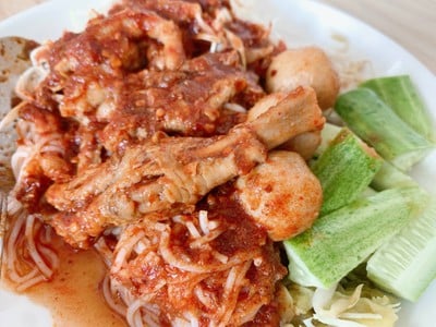 เมนูของร้าน ขนมจีนป้าดวงดี บางใหญ่ ดั้งเดิม